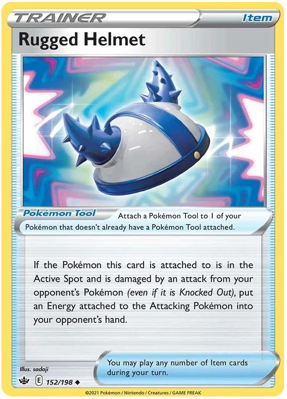 152/198 Rugged Helmet (Item) (Chilling Reign) Pokémon card (English)