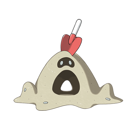 125/264 Sandygast (Fusion Strike) Pokemon card (English)